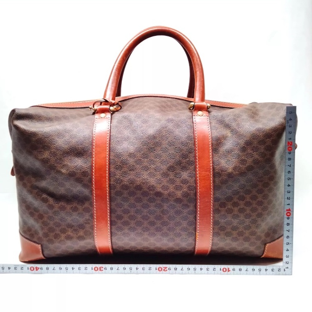 Celine Vintage KeepAll 45 Sport Duffel Weekender Triomphe Macadam Canvas - Picture 4 of 9